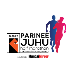 Parinee Juhu half marathon logo
