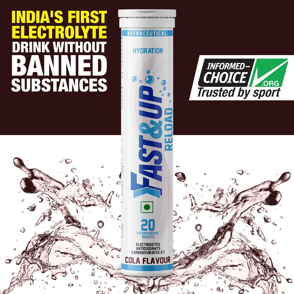 Fast&Up Reload:India's First Electrolyte Drink Without Banned Substances