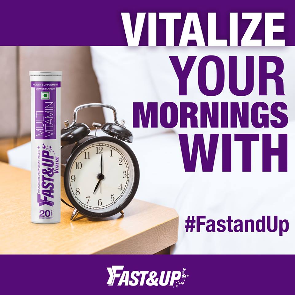 Vitalize your mornings with #FastandUp