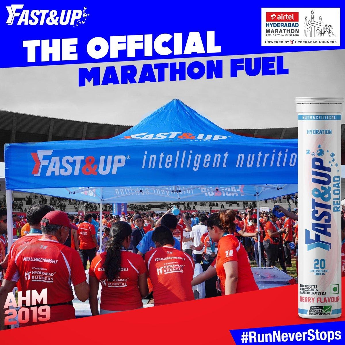 Fast&up Reload Hydration Supplements for Marathons