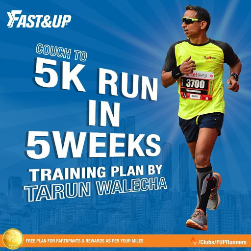 Fast&up 5K run in 5 Weeks Training Plan by Traun Walecha