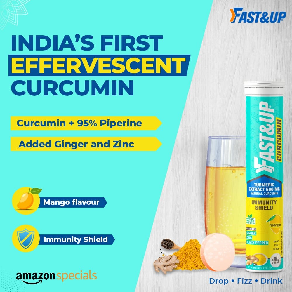 Fast&up India's Best Effervescent Curcumin Tablets