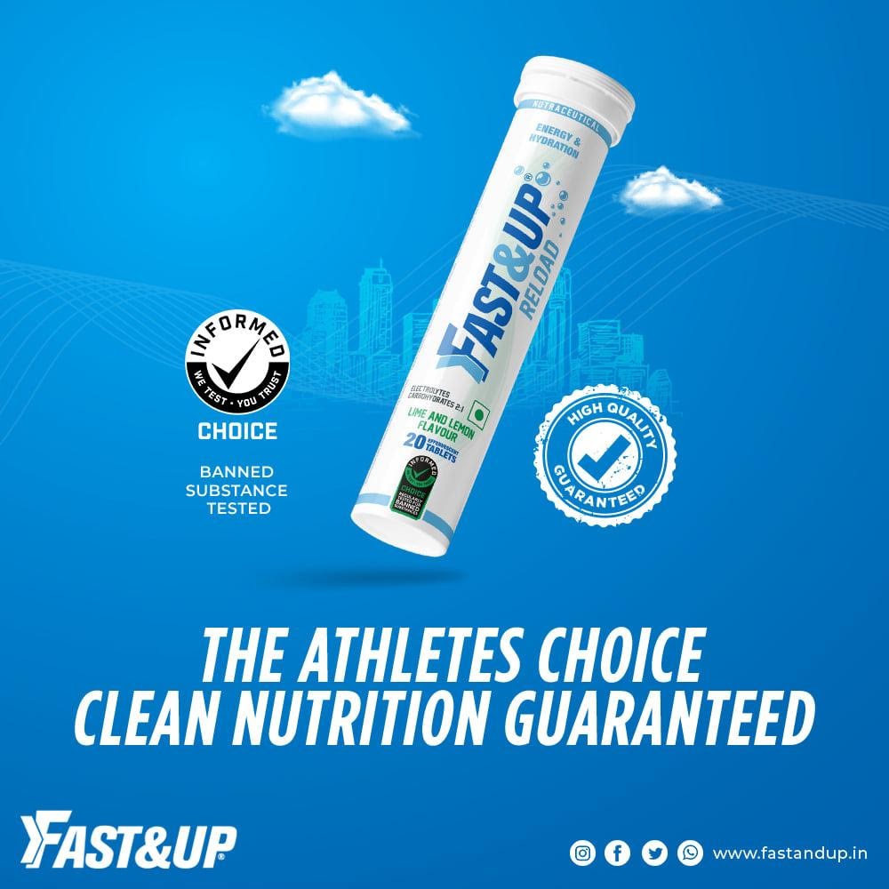 Fast&up Clean Nutrition Supplements for Cricketers