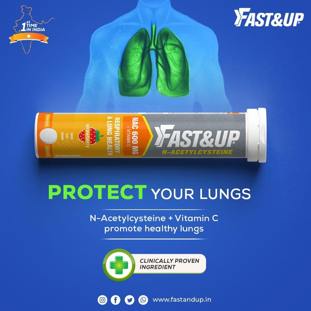 Fast&Up N- Acetyl Cysteine to Protect Lungs