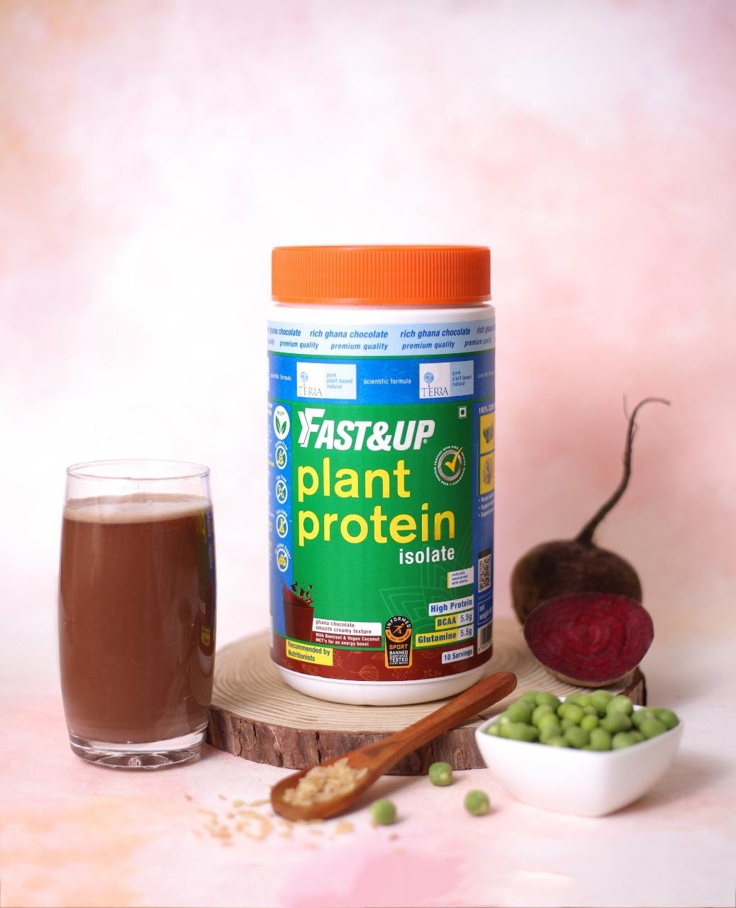 Plant Protein Isolate Supplements for Football Players - Fast&Up