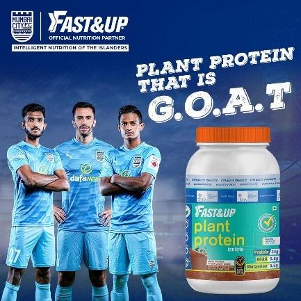 Nutritional Diaries Of Mumbai City FC Plant Protein Supplements - Fast&Up
